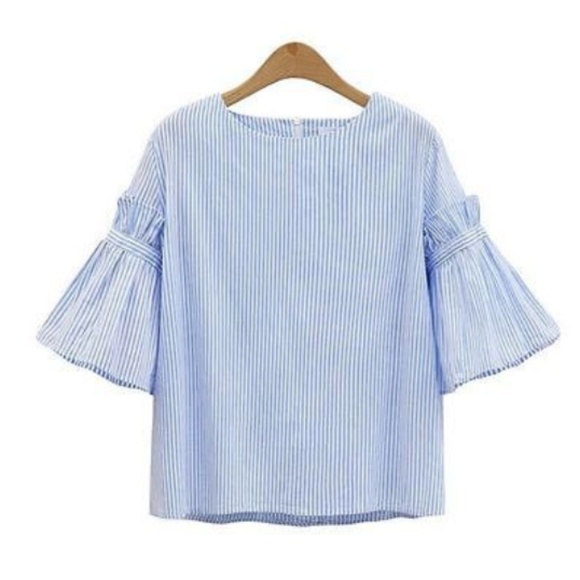 Tops - NWOT Woman Striped Blouse